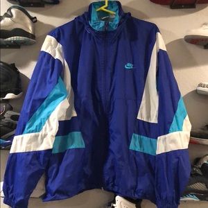 Vintage Nike Windbreaker Sz M snow